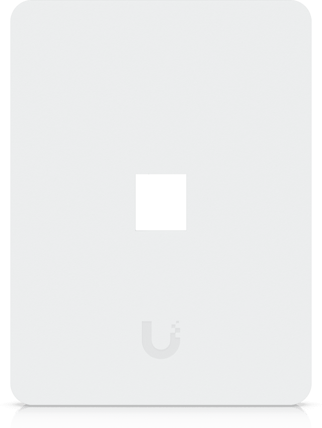 Ubiquiti UACC-WP-KEYSTONE-V-1P kontaktplade & kontakthætte Hvid