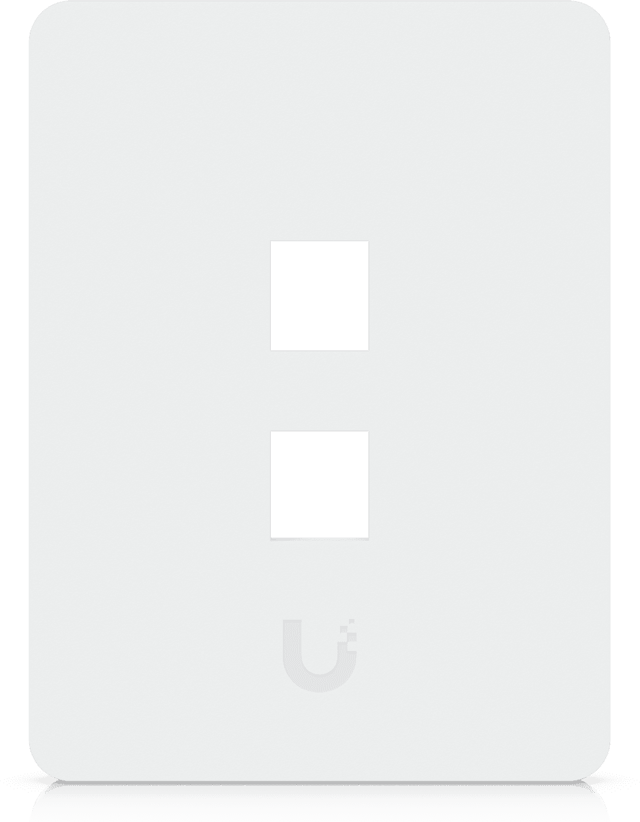 Ubiquiti UACC-WP-KEYSTONE-V-2P kontakt beskyttelse-plate Hvit 
