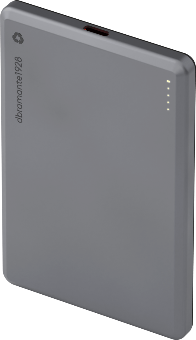 dbramante1928 re-charge MagSafe V2 battery pack 5000mAh Grå (CP05SLBL7254)