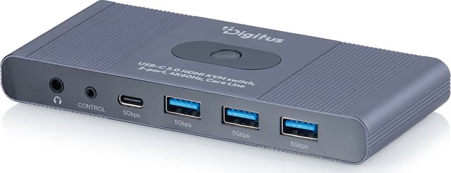 Digitus DS-12855 KVM-switchar Grå (DS-12855)