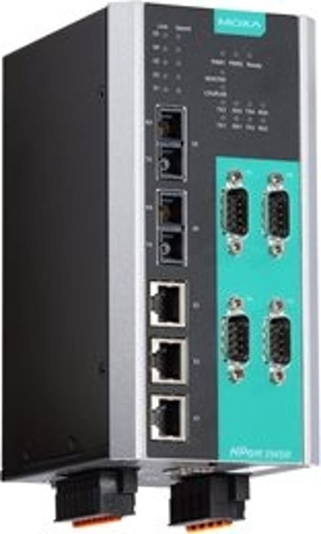 Moxa S9450I hanterad Fast Ethernet (10/100) Svart (NPORT S9450I-2M-SC-WV-T)