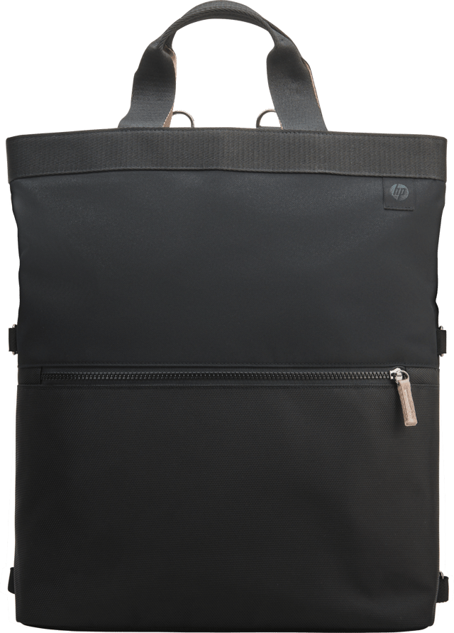 omvandlingsbar ryggsäck/bärkasse för 14 tum bärbar dator 14.1" Polyester Svart (9C2H1AA)