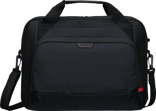 Targus 15-16" Classic Briefcase Ecosmart 16" Polyesteri, Polyeteenitereftalaatti Musta, Punainen