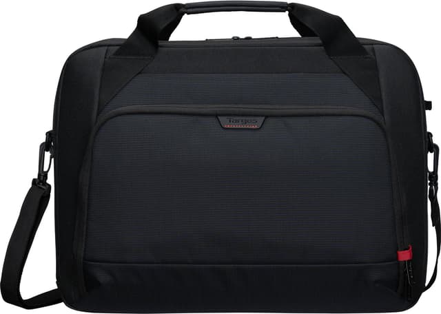 Targus 17-18" Classic Briefcase Ecosmart 18" Polyester, Polyetentereftalat (PET) Röd, Svart (CN418GL)
