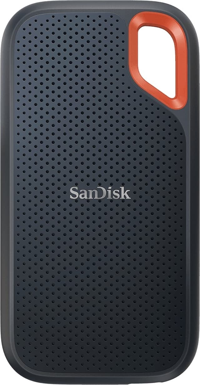SanDisk EXTREME Portable SSD V2 2TB USB-C Svart