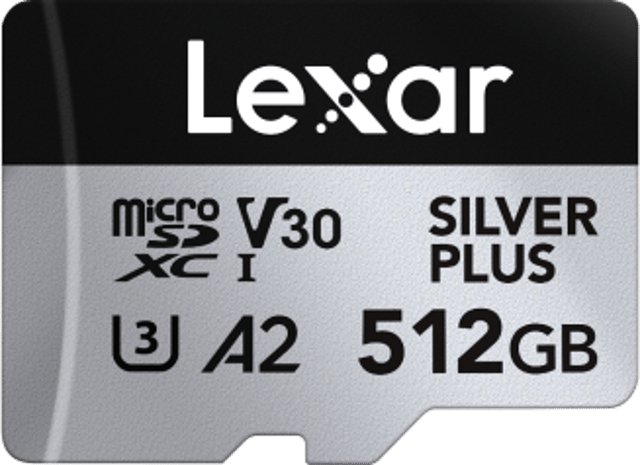 Lexar High Performance Silver Plus 512GB MicroSDXC UHS-I