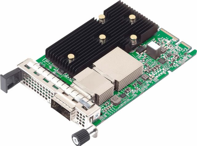 Broadcom N1400GD Ethernet-adapter med en port, 400 GbE PCIe QSFP112-DD OCP 3.0 (BCM957608-N1400GDP00)