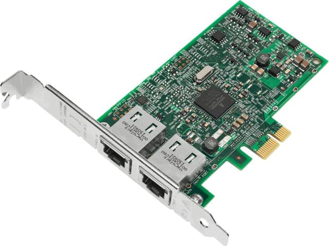 Broadcom BCM5720-2P dubbelport 1GBASE-T PCIe RJ-45 Ethernetadapter (BCM95720A2003AC)