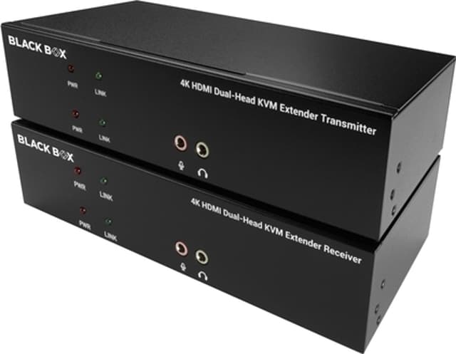 Black Box KVXLCH-200 KVM-förlängare Sändare och mottagare (KVXLCH-200)