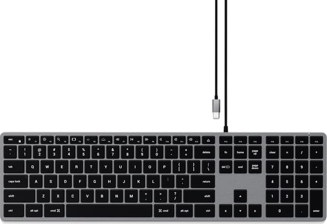 Satechi Slim W3 Kabel Engelsk Tangentbord (ST-UCSW3M)