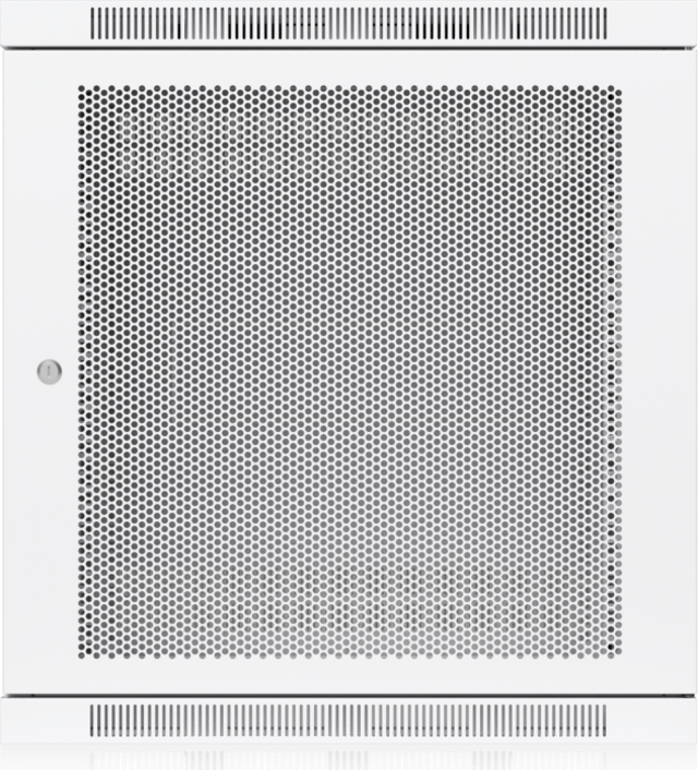Ubiquiti 19" Rack Cabinet 12U 60cm med perforerad dörr (UACC-RACK-12U-WALL-600-P)