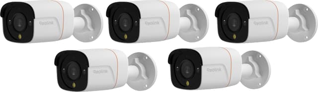 Reolink Pro RP-PCB12M 12 MP Ultra Bullet HD Ai PoE-kamera 5-pack (5020095986)