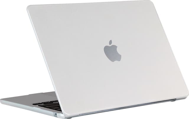 Cirafon Slim Case voor MacBook Air 13" (M2/M3/M4/M5) 13" Polycarbonaat (PC) Licht Grijs, Transparant