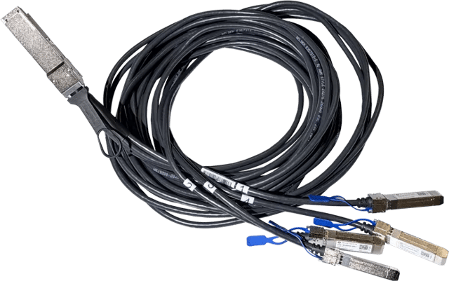 Mikrotik QSFP56 Breakout Kabel, 3m InfiniBand och fiberoptisk kabel 4x QSFP56 Svart 3m QSFP56 4x QSFP56 (DQ+BC0003-DS+)