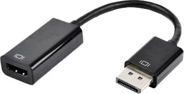 Prokord HDMI-adapter 0.2m DisplayPort HDMI Svart (DP-H-B)