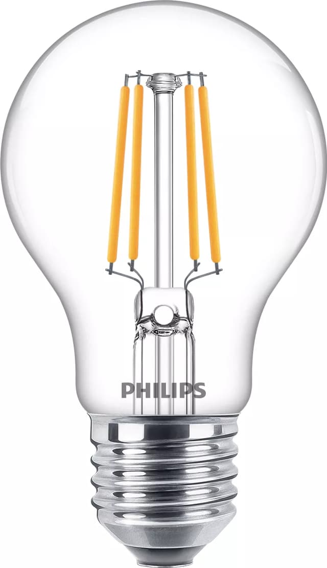 LED E27 Klot Klar 4.3W (40W) 470 Lumen 2-Pack (929001890067)