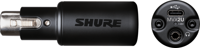 Shure MVX2U ljudgränssnitt för inspelning (MVX2U)