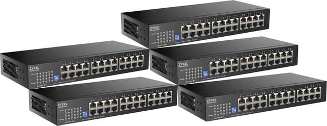 Zyxel GS1100-24ES 24-portars Gigabit Slim switch 5-pack 