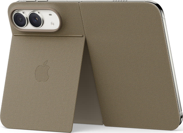 Apple Folio med støtteklaff til iPhone Duo Taupe / brun
