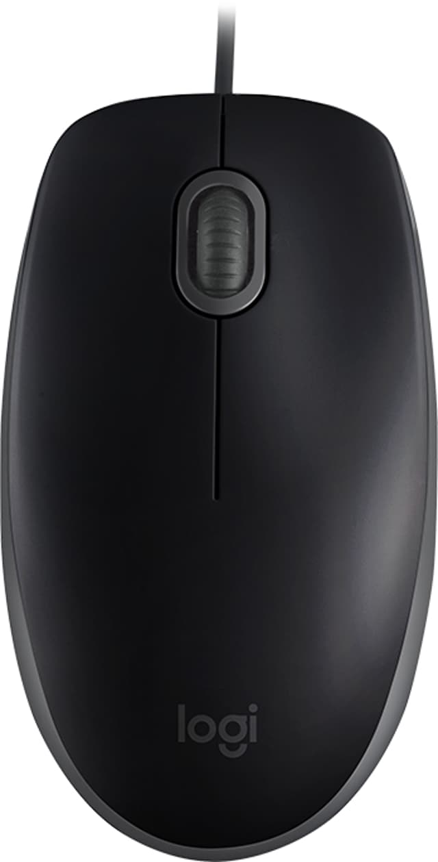 Logitech B110 Silent USB-A Muis Zwart