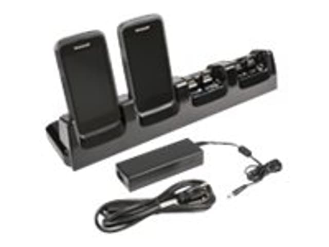 Honeywell Ladd/Basstation Kit 4-Slot Inkl Strömadapter - Dolphin CT50/C Svart (CT50-CB-2)