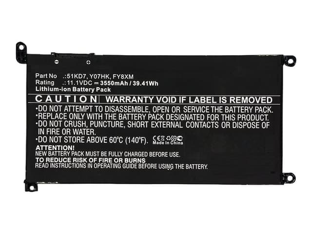 Coreparts Batteri för bärbar dator (MBXDE-BA0151)