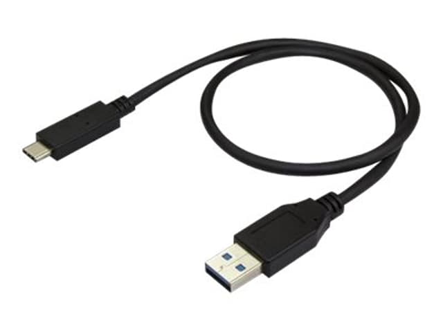 Startech USB to USB C Cable 0.5m USB-A USB-C Svart (USB31AC50CM)
