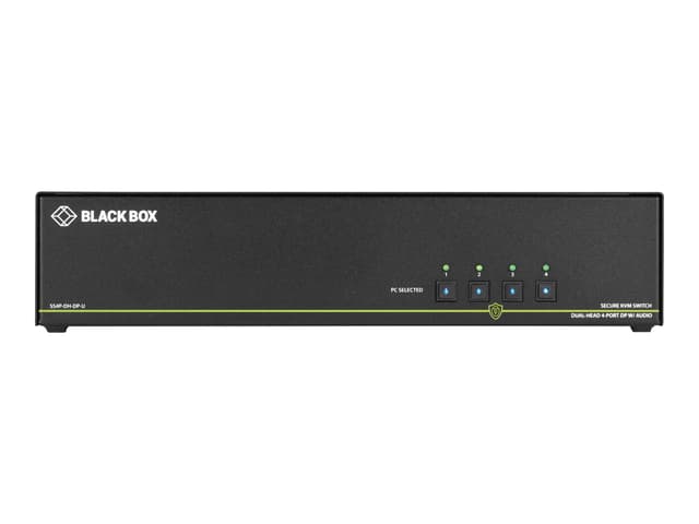 Black Box NIAP 3.0 Secure KVM Switch - 4K 2xDP USB 4-Port (SS4P-DH-DP-U)