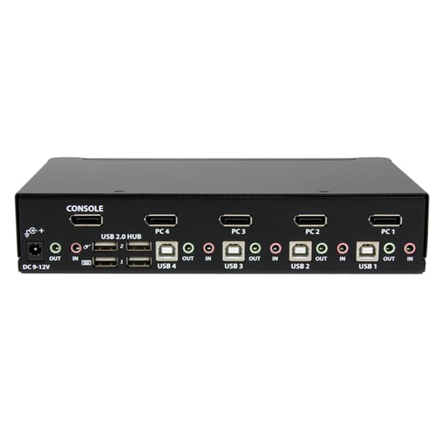 Startech 4 Port USB DisplayPort KVM Switch with Audio (SV431DPUA)