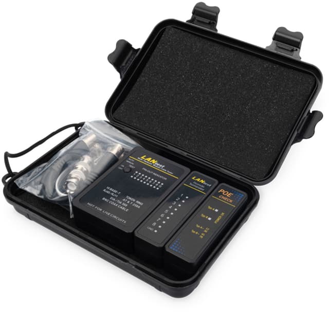 Digitus Kabeltestare RJ45/BNC samt PoE (DN-14001-1)