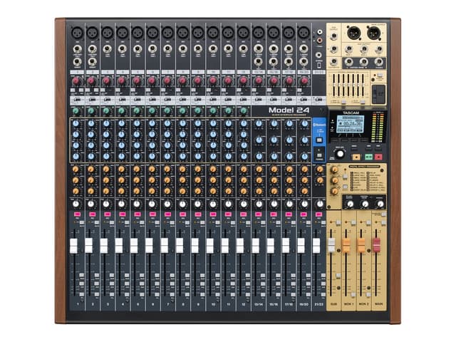 Tascam 22-Ch Analogue Mixer With 24-Track Digital Recorder (MODEL 24)