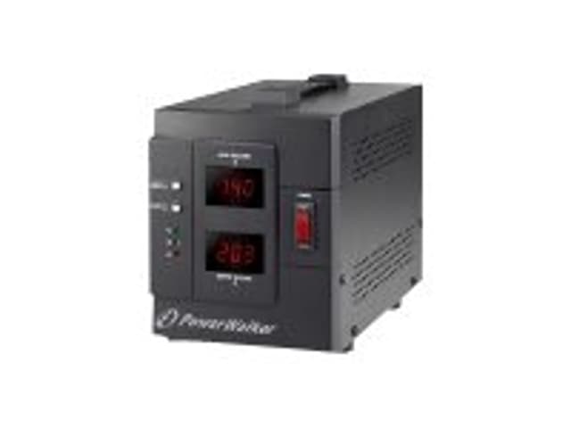 Powerwalker AVR 2000/SIV spänningsregulatorer 2 AC-utgångar 230 V Svart (10120306)