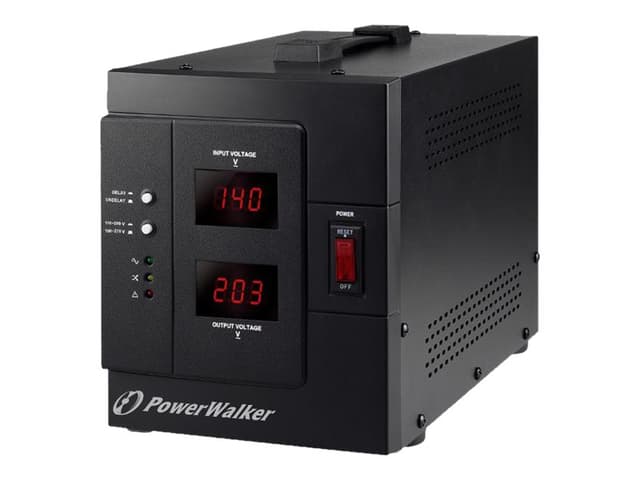 Powerwalker AVR 3000/SIV spänningsregulatorer 230 V Svart (10120307)