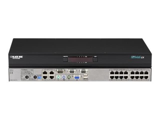 Black Box ServSwitch CX KVM-switchar Rackmontering Svart (KV0416A-R2)