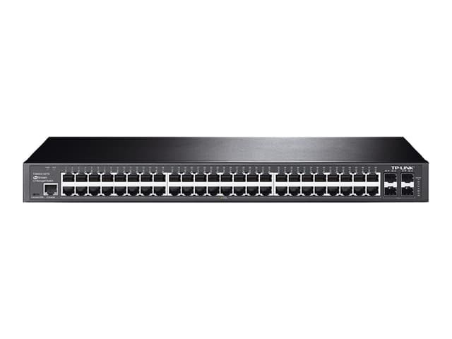 TP-Link JetStream TL-SG3452 nätverksswitchar hanterad L2 Gigabit Ethernet (10/100/1000) 1U Svart (SG3452)