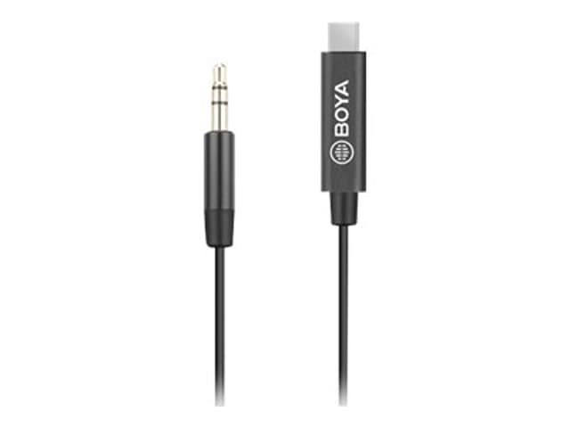 Boya BY-K2 3.5mm TRS till USB-C Ljudadapter (BY-K2)