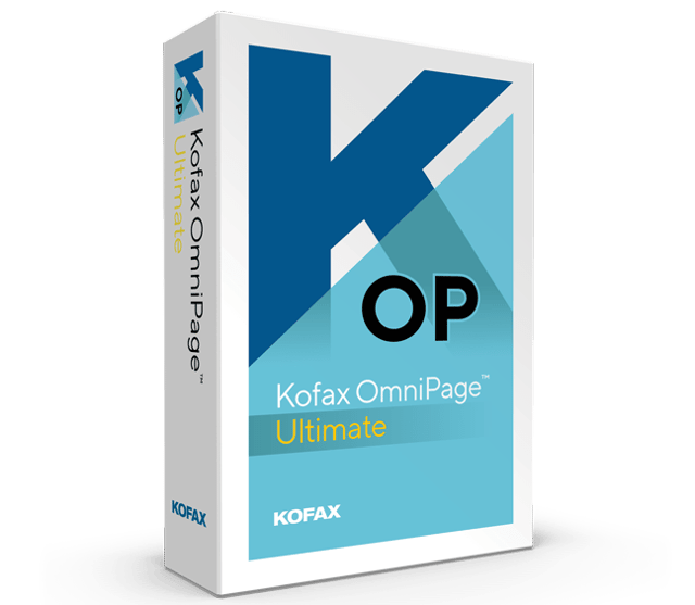 Kofax OmniPage Ultimate 19 (SN-E709Z-W00-19.0)