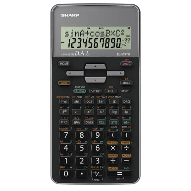 Sharp Teknisk Räknare EL-531TH Grå (SH-EL531THBGY)