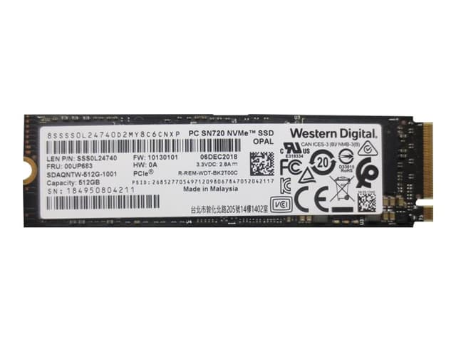 Ssd M.2 2280 Pcie3x4 (00UP683)