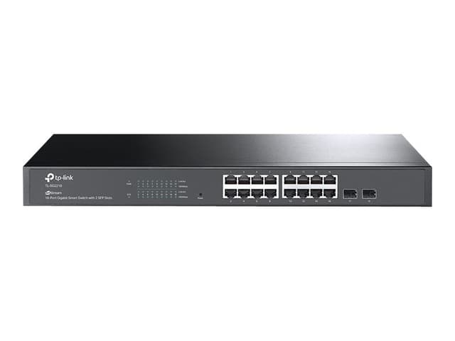TP-Link JetStream TL-SG2218 nätverksswitchar hanterad L2/L2+ Gigabit Ethernet (10/100/1000) 1U Svart (SG2218)