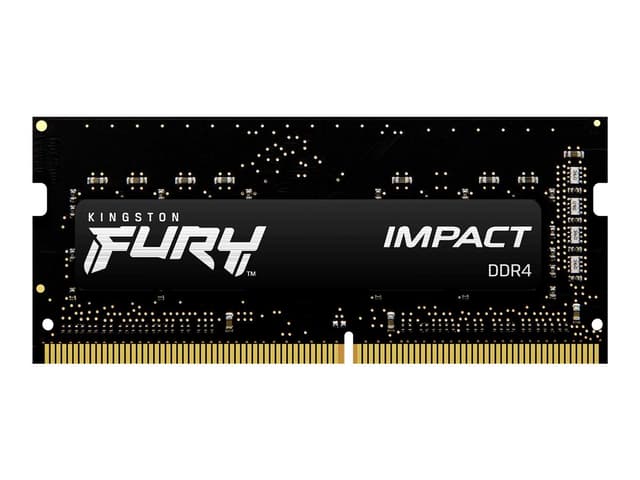 Kingston Technology FURY Impact RAM-minnen 32 GB 1 x 32 GB DDR4 3200 MT/s 260-pin SO-DIMM 1600, 3200MHz DDR4 260-pin SO-DIMM (KF432S20IB/32)
