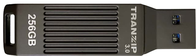 Tranzip Usb minne Datastick Metal USB-A Svart (TR-E01-256)