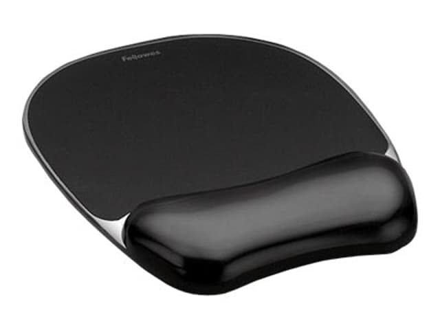 Fellowes Gel Crystal Svart Musmatta & Handledsstöd (9112101)