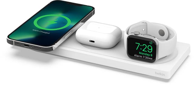 Belkin 3-in-1 Wireless Charging Pad With MagSafe Wit