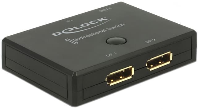 Delock Displayport 2->1 Switch Bidirectional 4k@60hz (18750)