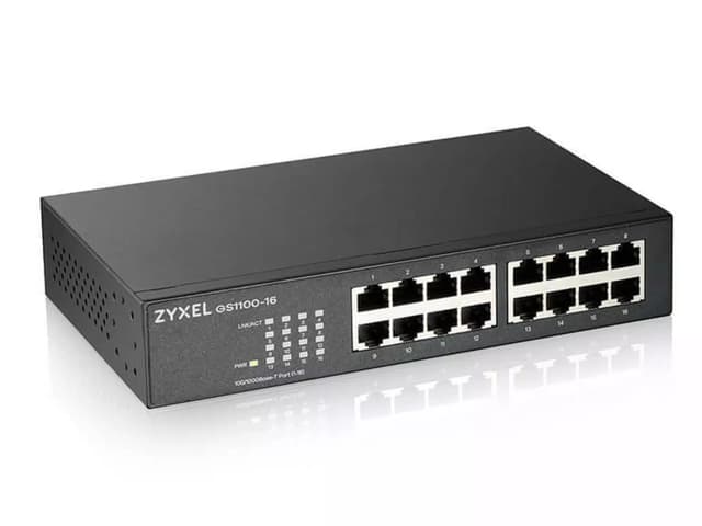 Zyxel GS1100-16 Ohanterad Gigabit Ethernet (10/100/1000) 