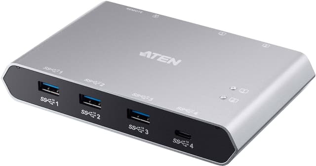 Aten 2-portars USB-C Gen2 delningsswitch med strömgenomströmning (US3342-AT)