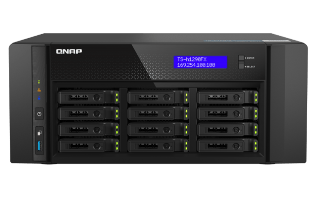QNAP TS-H1290FX AMD EPIC 7232P 64GB NAS (TS-H1290FX-7232P- )