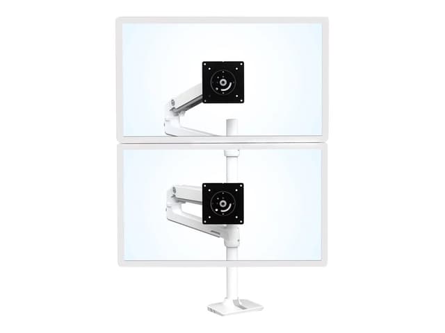 Ergotron LX Series LX Dual Stacking Arm Tall Pole 101,6 cm (40") Gjuten aluminium Bord (45-549-026)