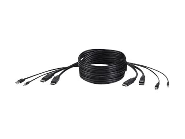 Belkin F1D9020B10T KVM-kablar Svart 3 m 